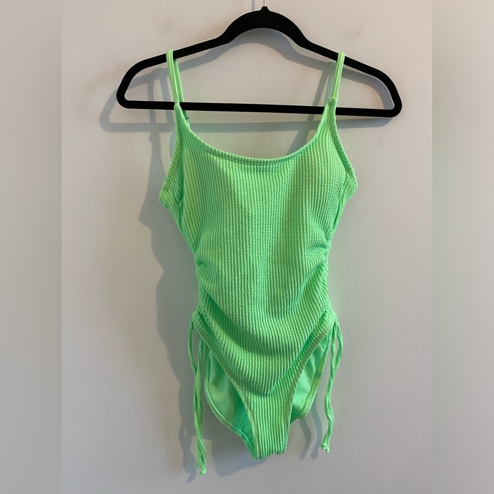 Hurley Neon Green One Piece Swimsuit Size Medium
